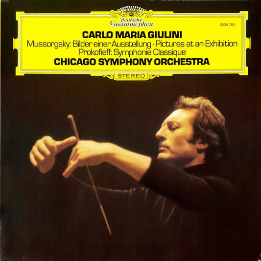 Carlo Maria Giulini · Chicago Symphony Orchestra - Modest Mussorgsky - Pictures At An Exhibition, Serge Prokofieff - Symphony, No. 1, Op. 25 (AKA The Classical Symphony) [Used Vinyl] - Tonality Records
