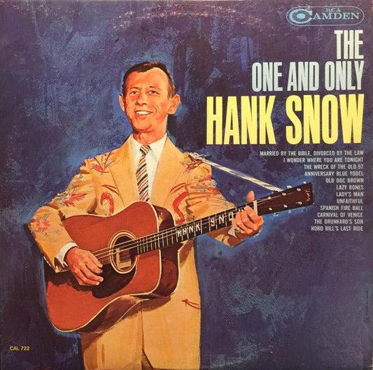 Hank Snow - The One And Only Hank Snow [Used Vinyl] - Tonality Records