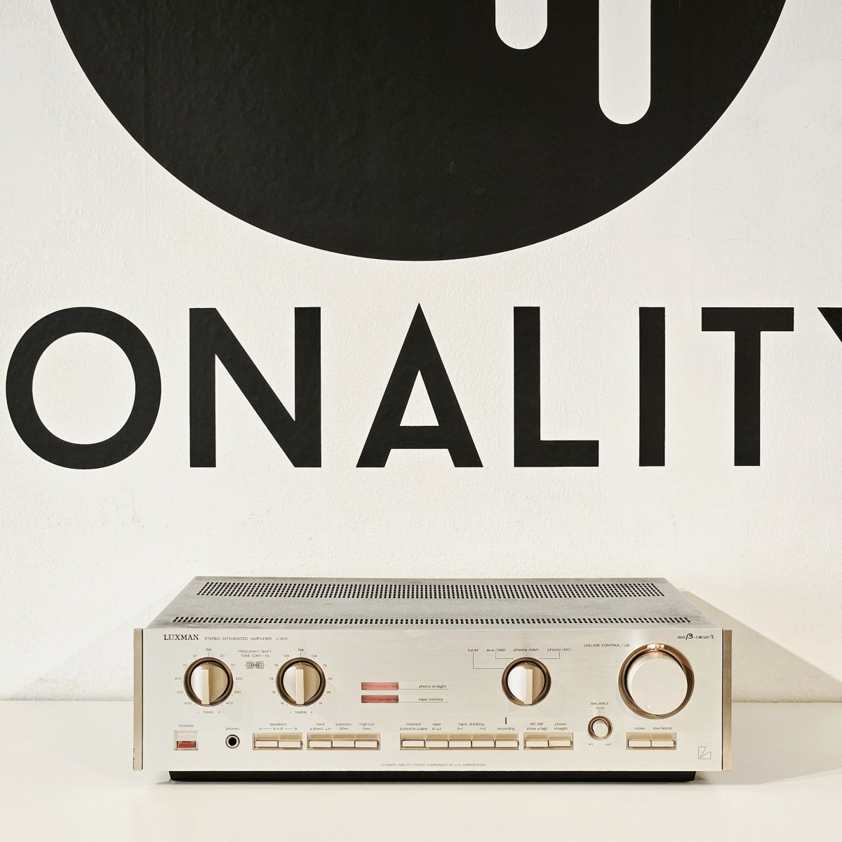 Luxman L - 410 Integrated Amplifier - Tonality Records