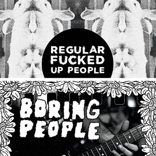 Regular Fucked Up People / Boring People - Brindle Bunny Killa / Gwenz [New Vinyl] - Tonality Records