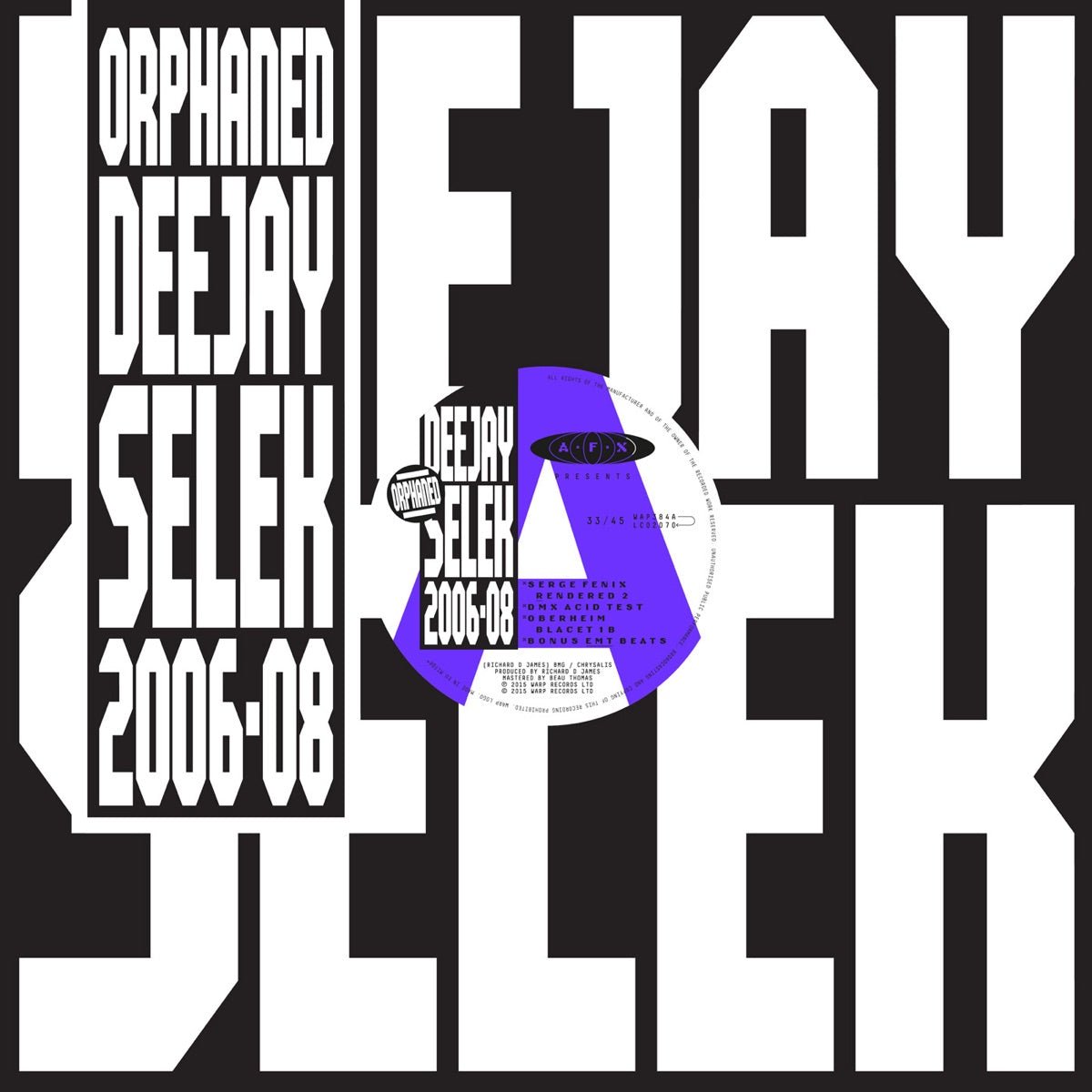AFX - 2006-2008 Orphaned Deejay Selek [New Vinyl] - Tonality Records