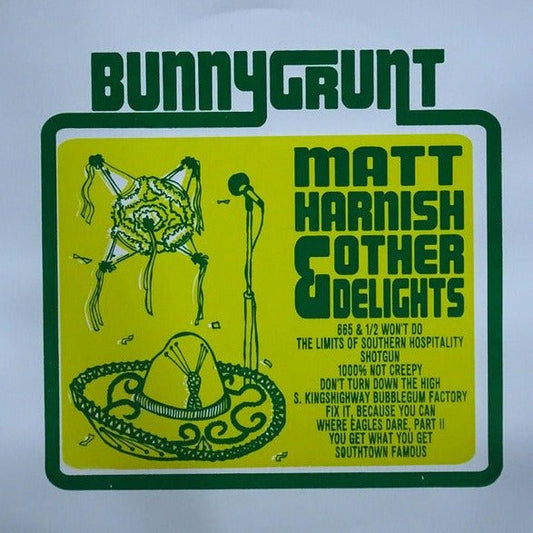Bunnygrunt - Matt Harnish & Other Delights [New Vinyl] - Tonality Records