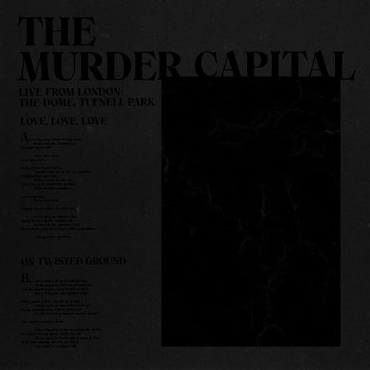 The Murder Capital - Live from London: The Dome, Tufnell Park [New Vinyl] - Tonality Records