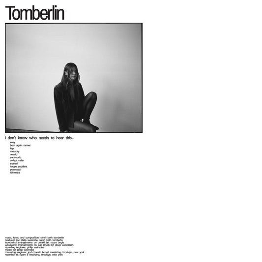 Tomberlin - I Don't Know Who Needs To Hear This... [New Vinyl] - Tonality Records
