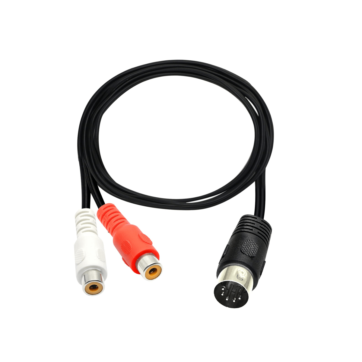 5-Pin DIN to Stereo RCA Cable - Tonality Records