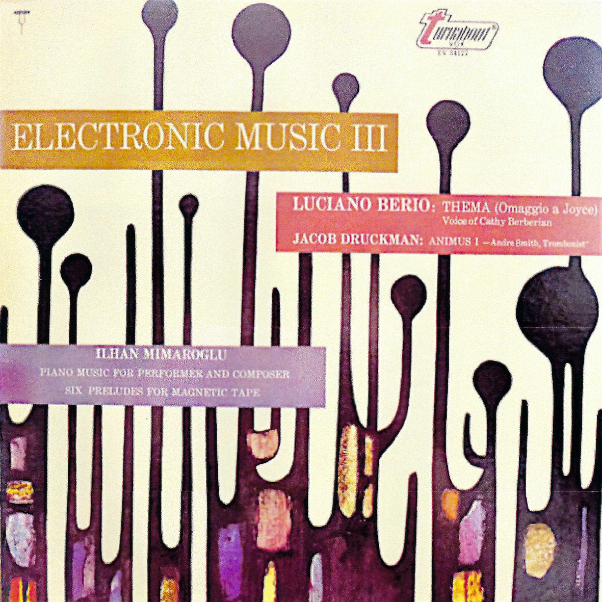 Luciano Berio, Jacob Druckman & Ilhan Mimaroglu - Electronic Music III [Used Vinyl]