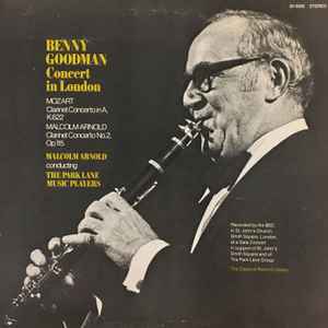 Benny Goodman & The Park Lane Music Players - Concert In London [Used Vinyl] - Tonality Records