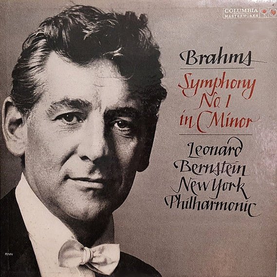 Brahms, Leonard Bernstein, New York Philharmonic - Symphony No. 1 In C Minor [Used Vinyl] - Tonality Records