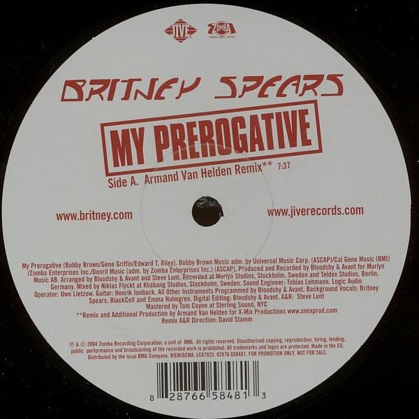 Britney Spears - My Prerogative [Used Vinyl] - Tonality Records