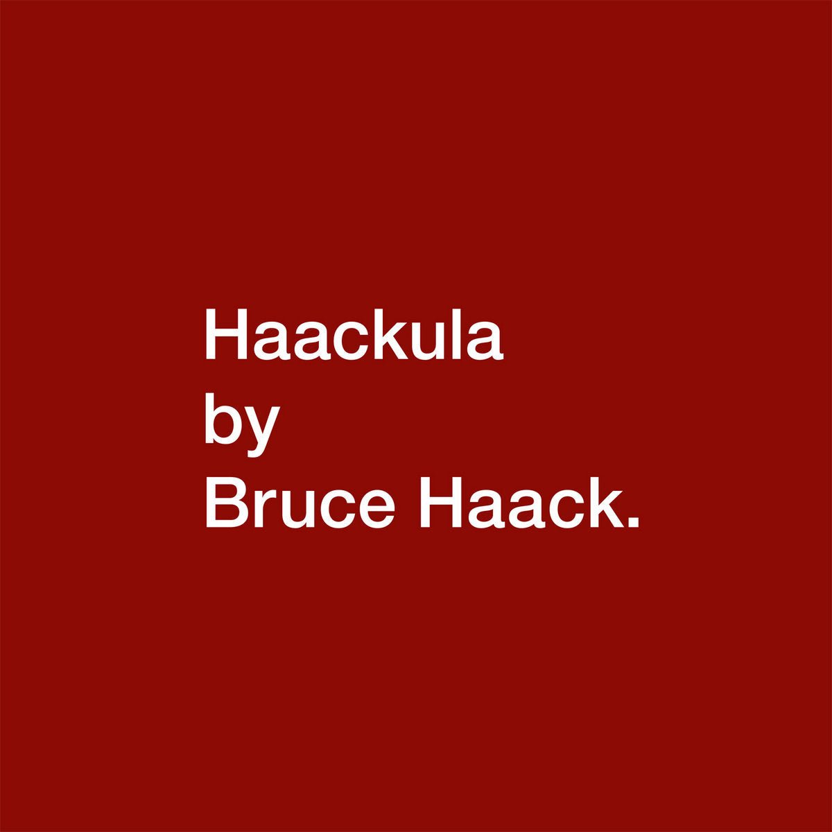 Bruce Haack - Haackula [Used Vinyl] – Tonality Records