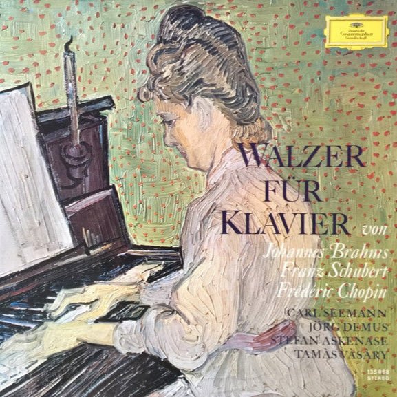 Carl Seemann, Jörg Demus, Stefan Askenase, Tamàs Vàsàry - Brahms, Schubert & Chopin's Waltzes for Piano [Used Vinyl] - Tonality Records