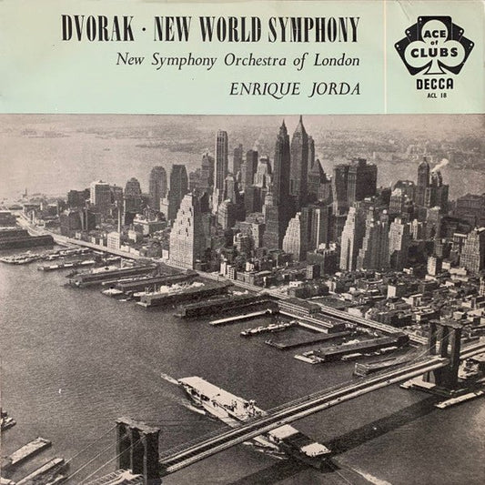 Dvorak, New Symphony Orchestra Of London & Enrique Jorda - New World Symphony [Used Vinyl] - Tonality Records
