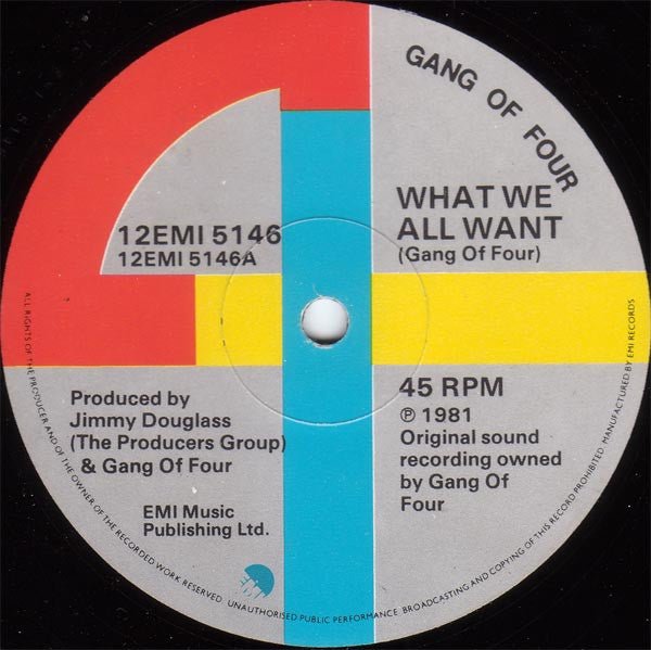 Gang Of Four - What We All Want [Used Vinyl] - Tonality Records