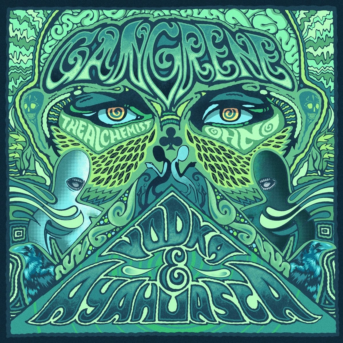 Gangrene (The Alchemist & Oh - No) - Vodka & Ayahuasca [Used Vinyl] - Tonality Records
