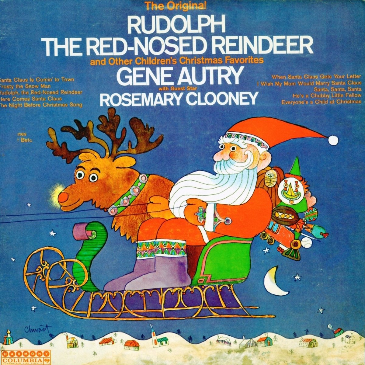 Gene Autry & Rosemary Clooney - The Original Rudolph The Red - Nosed Reindeer And Other Children's Christmas Favorites [Used Vinyl] - Tonality Records