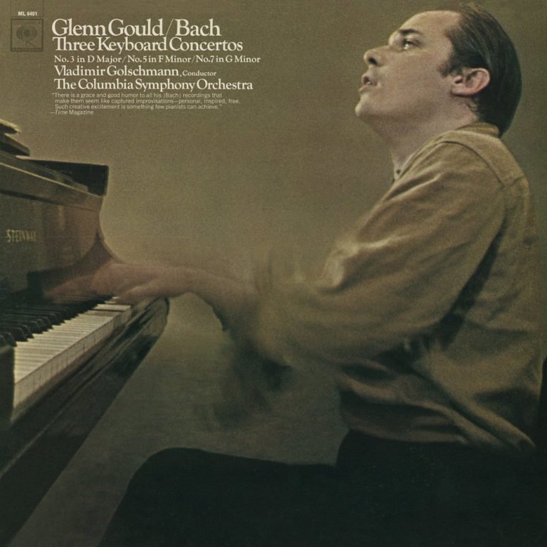 Glenn Gould & The Columbia Symphony Orchestra Conducted by Vladimir Golschmann - Bach's Three Keyboard Concertos: No. 3 in D Major / No. 5 in F Minor / No. 7 in G Minor [Used Vinyl] - Tonality Records