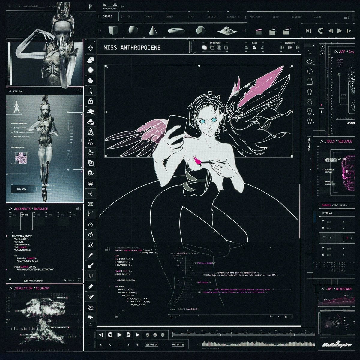 Grimes - Miss Anthropocene [Used Vinyl] - Tonality Records