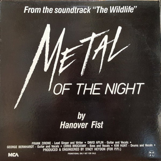 Hanover Fist - Metal Of The Night [Used Vinyl] - Tonality Records