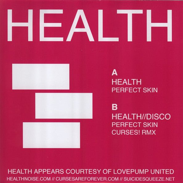 HEALTH - Perfect Skin / Perfect Skin (Curses! Rmx) [Used Vinyl] - Tonality Records