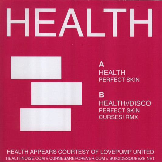 HEALTH - Perfect Skin / Perfect Skin (Curses! Rmx) [Used Vinyl] - Tonality Records