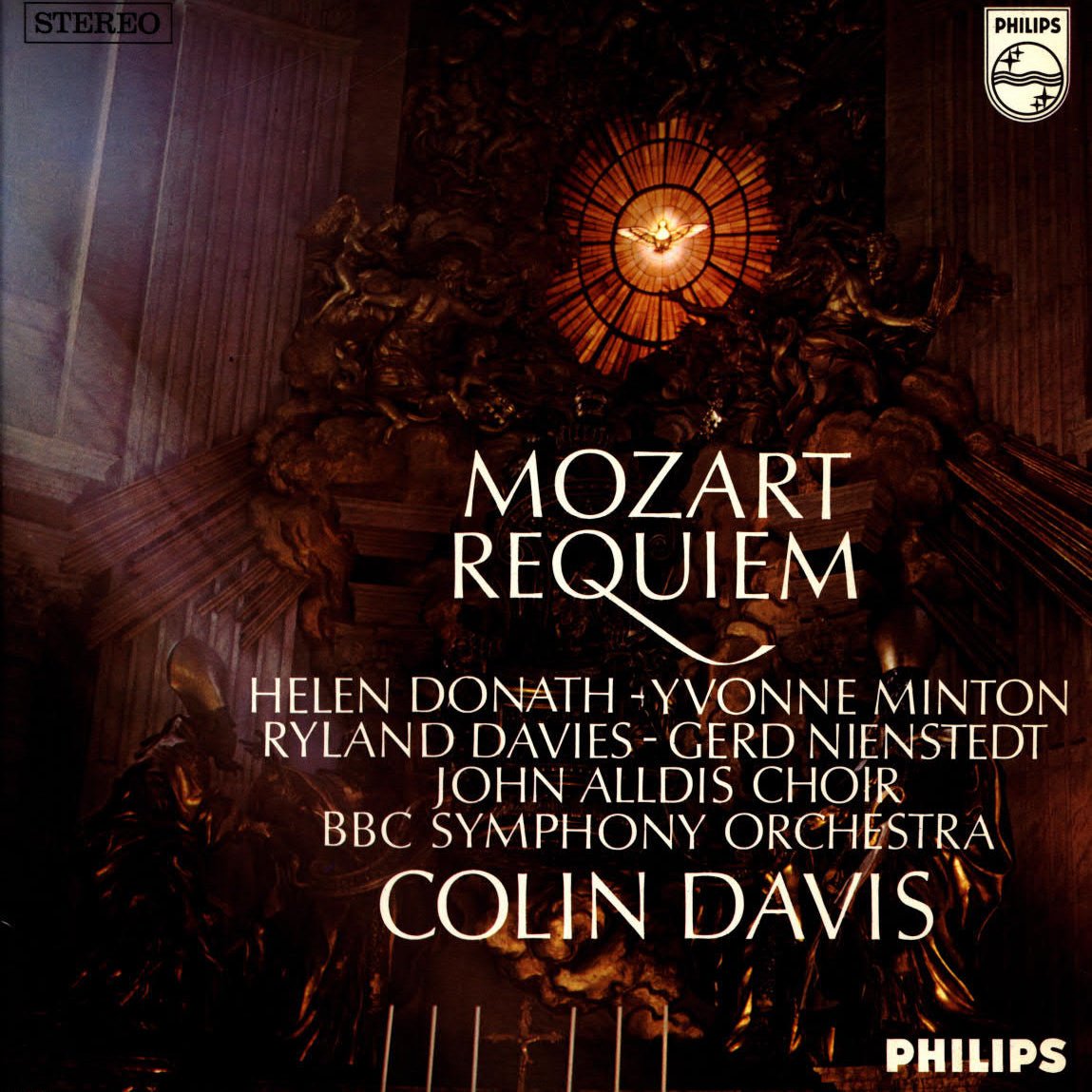 Helen Donath, Yvonne Minton, Ryland Davies, Gerd Nienstedt, The John Alldis Choir & The BBC Symphony Orchestra Conducted by Colin Davis - Mozart's Requiem [Used Vinyl] - Tonality Records