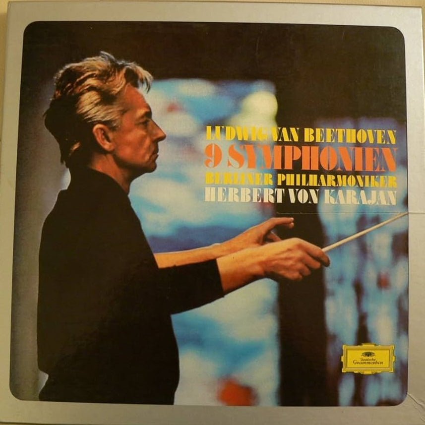 Herbert von Karajan Conducting the Berliner Philharmoniker - Beethoven's 9 Symphonien [Used Vinyl] - Tonality Records
