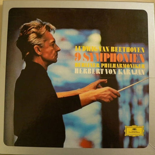 Herbert von Karajan Conducting the Berliner Philharmoniker - Beethoven's 9 Symphonien [Used Vinyl] - Tonality Records