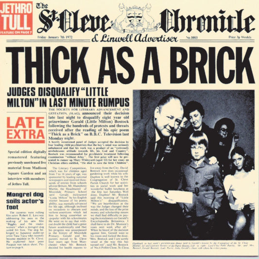 Jethro Tull - Thick As A Brick [Used Vinyl] - Tonality Records