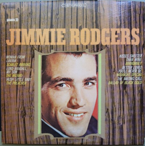 Jimmie Rodgers - Jimmie Rodgers [Used Vinyl] - Tonality Records