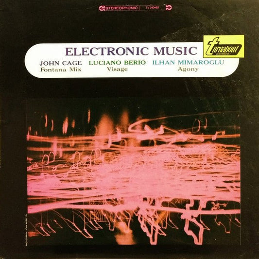 John Cage, Luciano Berio, Ilhan Mimaroglu - Electronic Music [Used Vinyl] - Tonality Records