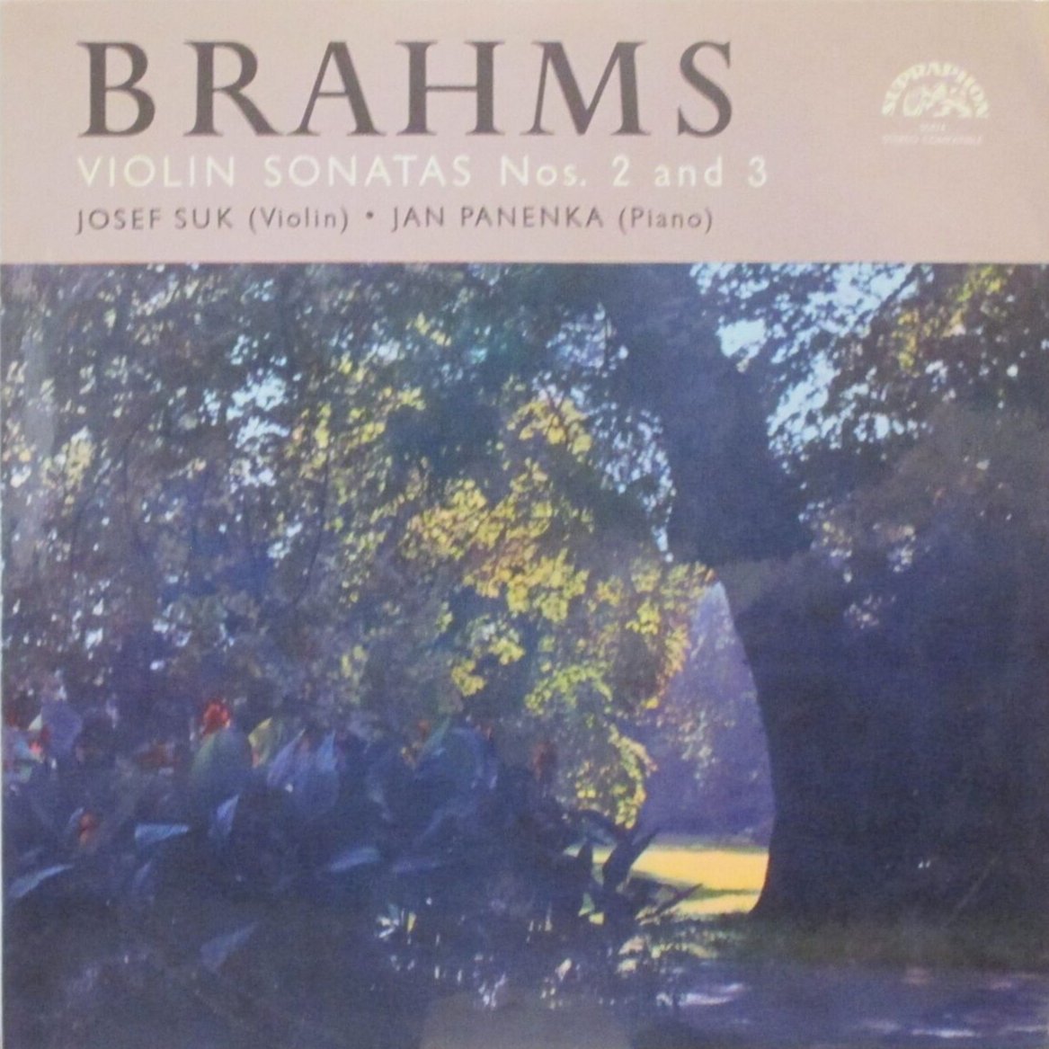 Josef Suk & Jan Panenka - Brahms: Violin Sonatas Nos. 2 & 3 [Used Vinyl] - Tonality Records