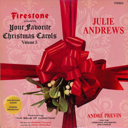 Julie Andrews & The Firestone Orchestra and Chorus Conducted by André Previn - Your Favorite Christmas Carols, Volume 5 [Used Vinyl] - Tonality Records