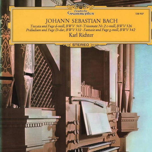 Karl Richter - Bach: Toccata & Fugue in D Minor, Trio Sonata No. 2 in C Minor, Prelude & Fugue in D Major, Fantasia & Fugue in G Minor [Used Vinyl] - Tonality Records