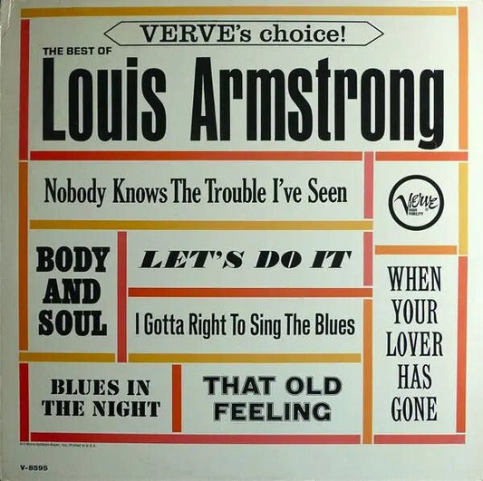 Louis Armstrong - The Best of Louis Armstrong [Used Vinyl] - Tonality Records