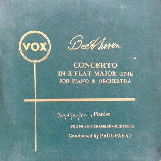 Orazio Frugoni And Pro Musica Chamber Orchestra Conducted By Paul Paray - Beethoven's Concerto In E Flat Major [Used Vinyl] - Tonality Records