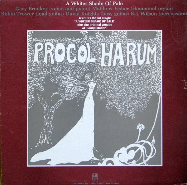 Procol Harum - A Whiter Shade Of Pale [Used Vinyl] - Tonality Records