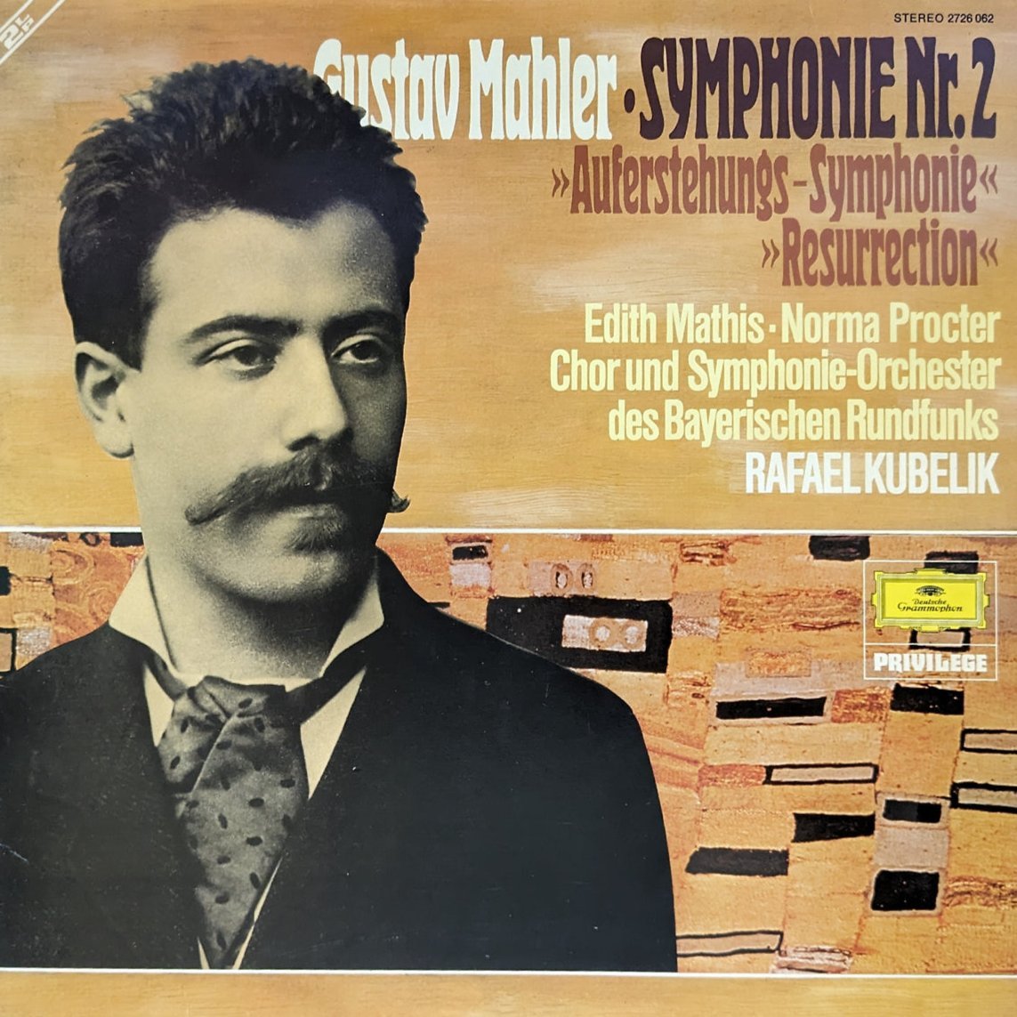 Rafael Kubelik With Norma Procter, Bavarian Radio Symphony Orchestra, Edith Mathis - Gustav Mahler's Symphonie No. 2 »Resurrection« [Used Vinyl] - Tonality Records