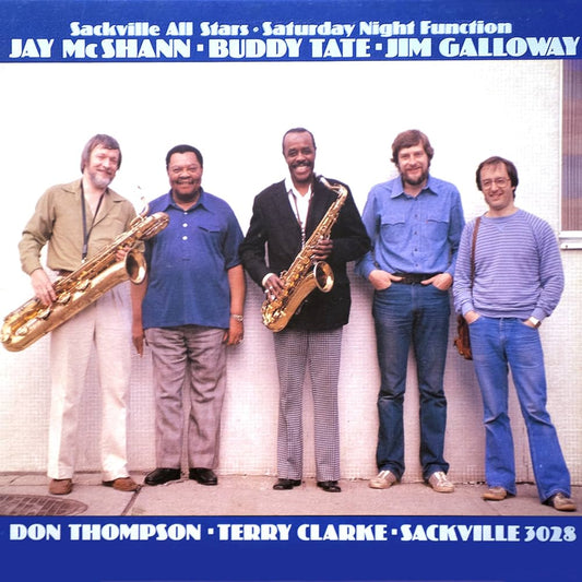 Sackville All Stars (Jay McShann, Buddy Tate, Jim Galloway, Don Thompson & Terry Clarke) - Saturday Night Function [Used Vinyl] - Tonality Records