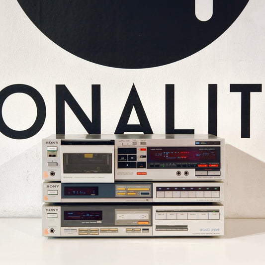 Sony TA-AX44/ST-JX44/TC-FX705 Integrated Amplifier/Tuner/Cassette Deck Set - Tonality Records