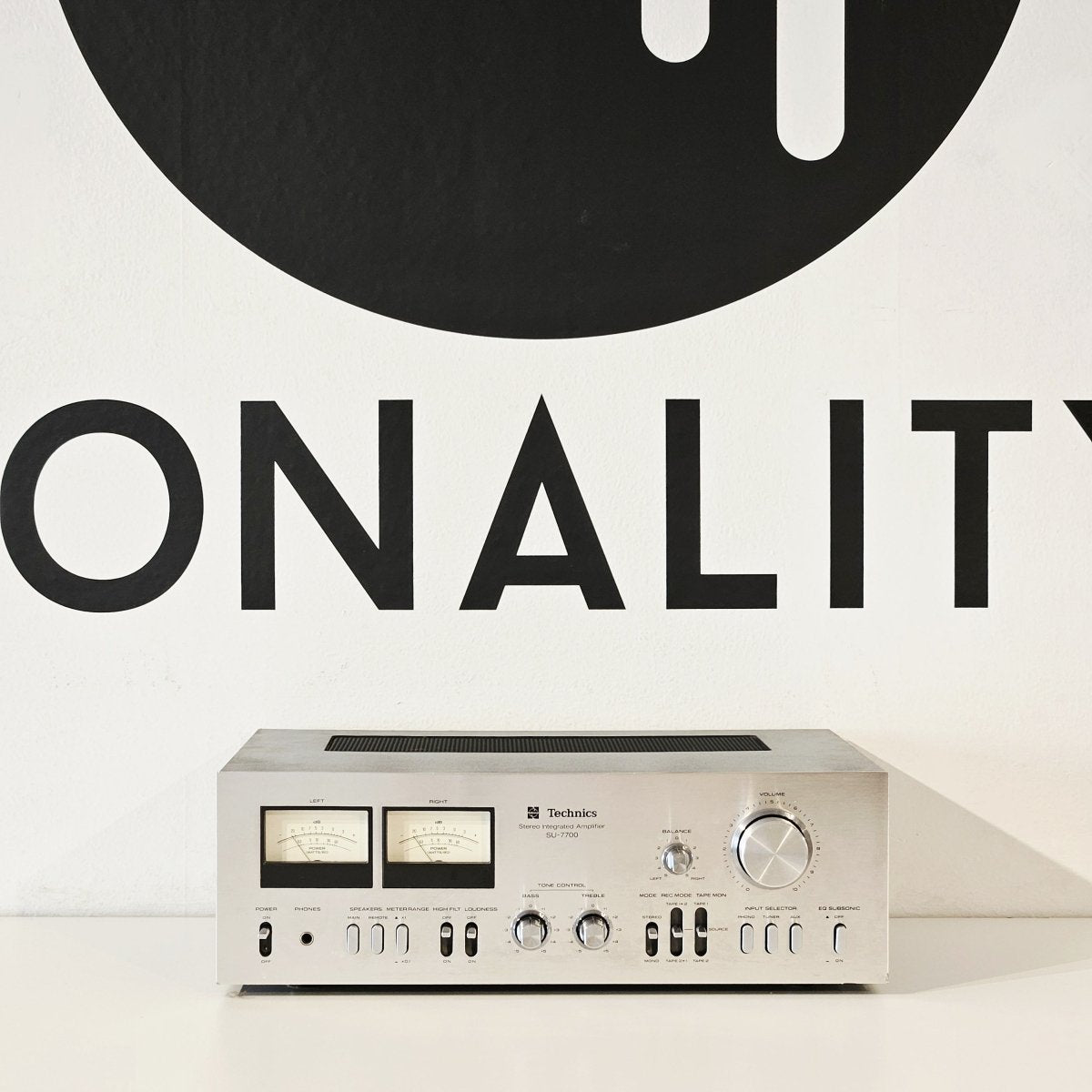 Technics SU - 7700 Integrated Amplifier - Tonality Records
