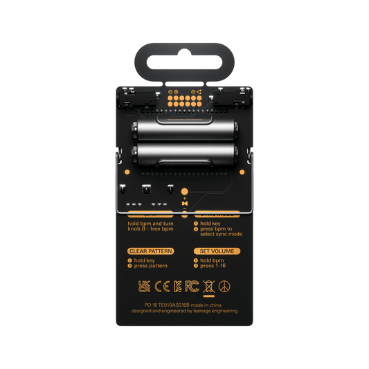 teenage engineering PO-16 factory - Tonality Records