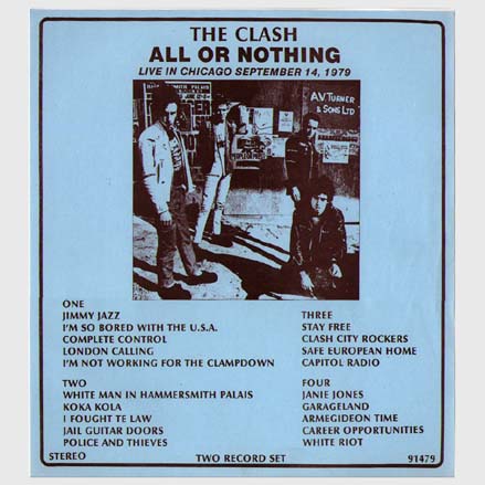 The Clash - All Or Nothing [Used Vinyl] - Tonality Records