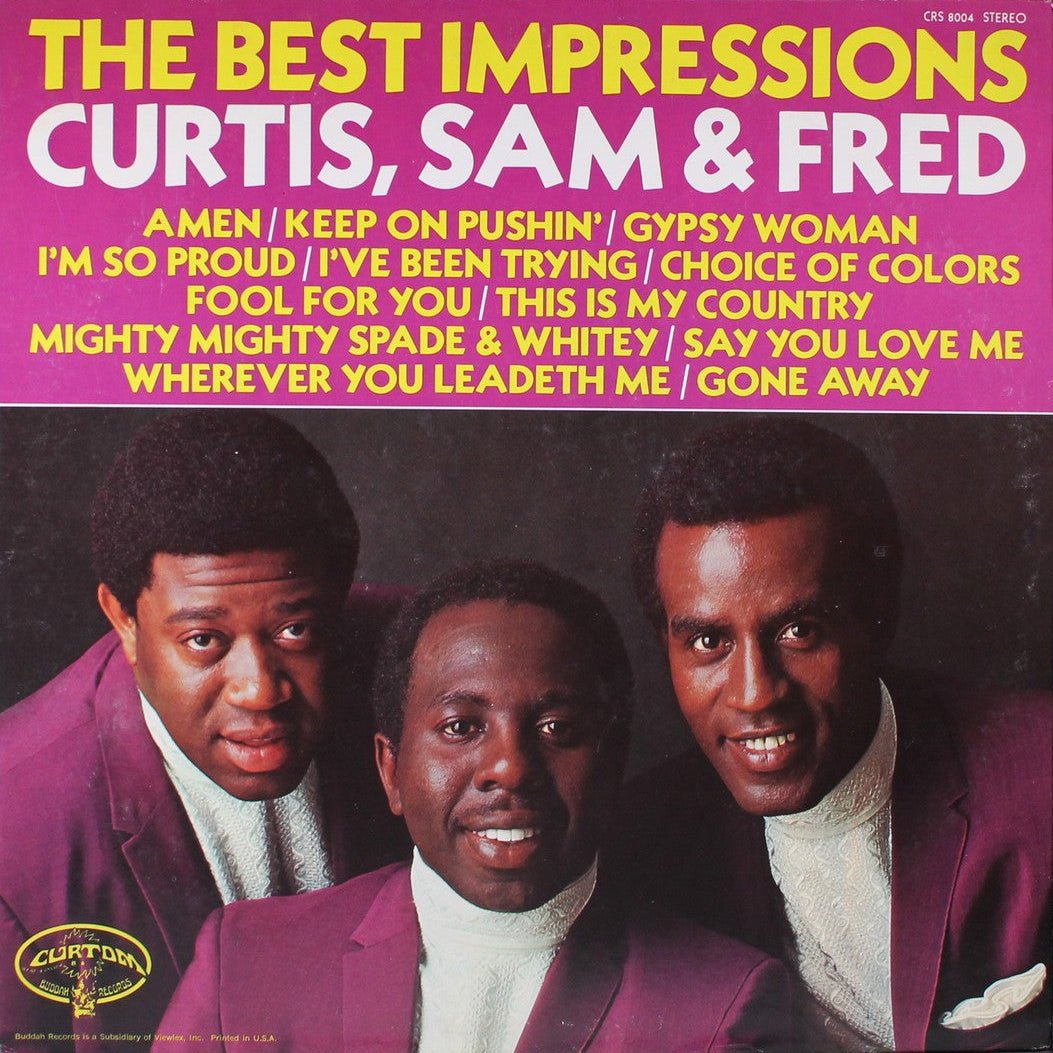 The Impressions - The Best Impressions... Curtis, Sam & Fred [Used Vinyl] - Tonality Records