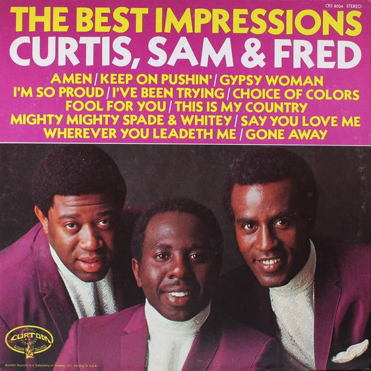 The Impressions - The Best Impressions... Curtis, Sam & Fred [Used Vinyl] - Tonality Records