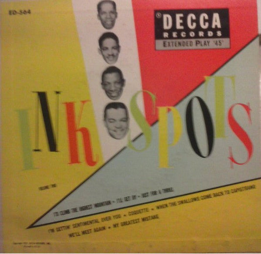 The Ink Spots - The Ink Spots - Volume 2 [Used Vinyl] - Tonality Records