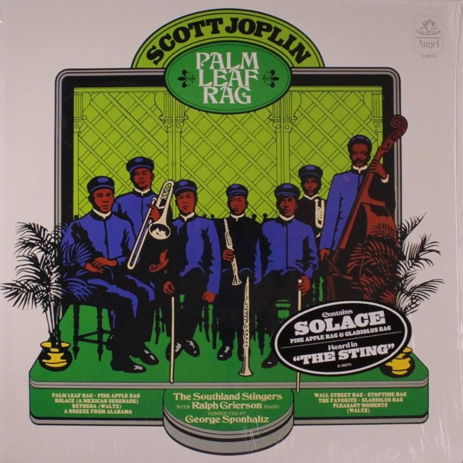The Southland Stingers with Ralph Grierson, George Sponhaltz - Scott Joplin's Palm Leaf Rag & Other Rags and Waltzes [Used Vinyl] - Tonality Records