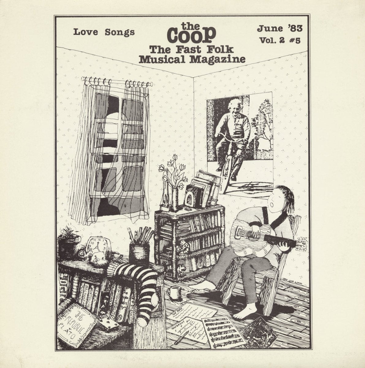 Various Artists - The Coop - The Fast Folk Musical Magazine: Love Songs (June '83 - Vol. 2 #5) [Used Vinyl] - Tonality Records