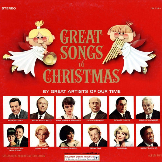 Various Artists - The Great Songs Of Christmas (By Great Artists Of Our Time) Album Five [Used Vinyl] - Tonality Records