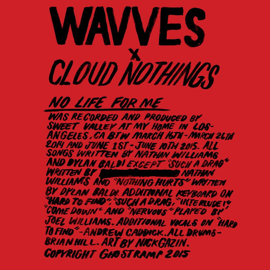Wavves x Cloud Nothings - No Life for Me [Used Vinyl] - Tonality Records