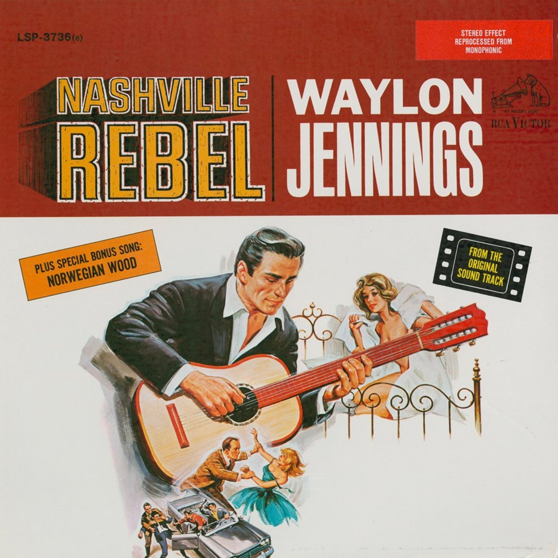 Waylon Jennings - Nashville Rebel (From The Original Sound Track) [Used Vinyl] - Tonality Records